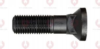 AT5023 Plow Bolt PLOW BOLTS OUTSIDE THREAD: 1"-8  LENGTH UNDER HEAD: 105  THREAD LENGTH: 60  KNURLING DIAMETER: 25.4  HEAD HEIGHT: 25.4  HEAD DIAMETER: 40  A F DIMENSION: EMPTY  NUT HEIGHT: EMPTY