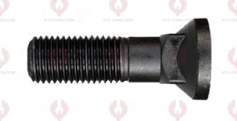 AT5027 Plow Bolt PLOW BOLTS OUTSIDE THREAD: 1"-8  LENGTH UNDER HEAD: 85  THREAD LENGTH: 50  KNURLING DIAMETER: 25.4  HEAD HEIGHT: 25.4  HEAD DIAMETER: 40  A F DIMENSION: EMPTY  NUT HEIGHT: EMPTY