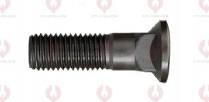 AT5032 Plow Bolt PLOW BOLTS OUTSIDE THREAD: 7 8"-9  LENGTH UNDER HEAD: 90  THREAD LENGTH: 45  KNURLING DIAMETER: 22.2  HEAD HEIGHT: 22.2  HEAD DIAMETER: 35  A F DIMENSION: EMPTY  NUT HEIGHT: EMPTY