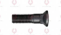 AT5045 Plow Bolt PLOW BOLTS OUTSIDE THREAD: 5 8"-11  LENGTH UNDER HEAD: 75  THREAD LENGTH: 41  KNURLING DIAMETER: 16  HEAD HEIGHT: 16.2  HEAD DIAMETER: 26  A F DIMENSION: EMPTY  NUT HEIGHT: EMPTY