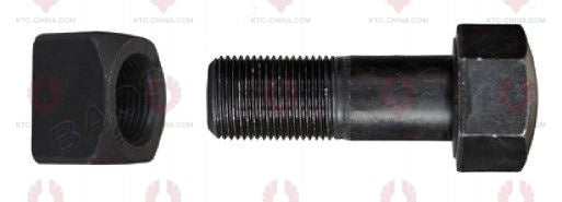 AT5092 Track Bolt TRACK BOLTS OUTSIDE THREAD: M30X1.5  LENGTH UNDER HEAD: 120  THREAD LENGTH: 75  KNURLING DIAMETER: 30  HEAD HEIGHT: 28  HEAD DIAMETER: 46  A F DIMENSION: 45  NUT HEIGHT: 30