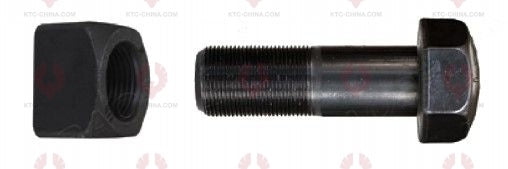 AT5099 Track Bolt TRACK BOLTS OUTSIDE THREAD: M27X1.5  LENGTH UNDER HEAD: 80  THREAD LENGTH: 45  KNURLING DIAMETER: 27  HEAD HEIGHT: 25  HEAD DIAMETER: 41  A F DIMENSION: 41  NUT HEIGHT: 27