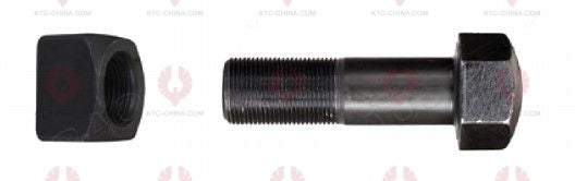 AT5104 Track Bolt TRACK BOLTS OUTSIDE THREAD: M24X1.5  LENGTH UNDER HEAD: 90  THREAD LENGTH: 50  KNURLING DIAMETER: 24  HEAD HEIGHT: 23  HEAD DIAMETER: 36  A F DIMENSION: 36  NUT HEIGHT: 24