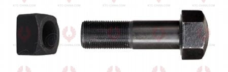 AT5110 Track Bolt TRACK BOLTS OUTSIDE THREAD: M22X1.5  LENGTH UNDER HEAD: 80  THREAD LENGTH: 50  KNURLING DIAMETER: 22  HEAD HEIGHT: 22  HEAD DIAMETER: 32  A F DIMENSION: 33  NUT HEIGHT: 22