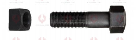 AT5114 Track Bolt TRACK BOLTS OUTSIDE THREAD: M20X1.5  LENGTH UNDER HEAD: 70  THREAD LENGTH: 40  KNURLING DIAMETER: 20  HEAD HEIGHT: 19  HEAD DIAMETER: 30  A F DIMENSION: 30  NUT HEIGHT: 21
