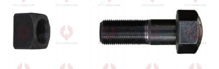 AT5119 Track Bolt TRACK BOLTS OUTSIDE THREAD: M19X1.5  LENGTH UNDER HEAD: 75  THREAD LENGTH: 40  KNURLING DIAMETER: 19  HEAD HEIGHT: 18  HEAD DIAMETER: 27  A F DIMENSION: 27  NUT HEIGHT: 19