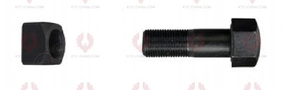 AT5130 Track Bolt TRACK BOLTS OUTSIDE THREAD: 5 8"-18  LENGTH UNDER HEAD: 55  THREAD LENGTH: 35  KNURLING DIAMETER: 15.8  HEAD HEIGHT: 15  HEAD DIAMETER: 24  A F DIMENSION: 24  NUT HEIGHT: 16