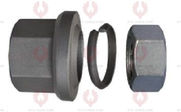 AT5151 Bolt DFM EQ-153 REAR-KNUR I OUTSIDE THREAD: M30X2  OUTSIDE THREAD: M22X1.5  LENGTH: 135  KNURLING DIAMETER: 22.3  A F DIAMETER: 41  NUT HEIGHT: 34  A F DIAMETER: 36  NUT HEIGHT: 22