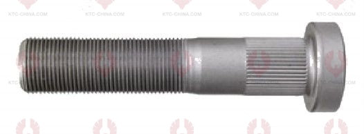 AT5156 Bolt DFM VIOLET REAR-KNUR I OUTSIDE THREAD: M22X1.5  LENGTH UNDER HEAD: 106  THREAD LENGTH: 50  KNURLING DIAMETER: 22.5  HEAD HEIGHT: 11  HEAD DIAMETER: 36  A F DIMENSION: EMPTY  NUT HEIGHT: EMPTY