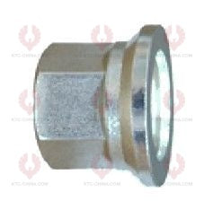 AT5161 Bolt DFM KIN LAND FRONT-KNUR I OUTSIDE THREAD: M22X1.5  LENGTH UNDER HEAD: 86  THREAD LENGTH: 45  KNURLING DIAMETER: 22.5  HEAD HEIGHT: 11  HEAD DIAMETER: 36  A F DIMENSION: 34  NUT HEIGHT: 32