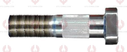 AT5162 Bolt DFM KIN LAND FRONT-KNUR I OUTSIDE THREAD: M22X1.5  LENGTH UNDER HEAD: 86  THREAD LENGTH: 45  KNURLING DIAMETER: 22.5  HEAD HEIGHT: 11  HEAD DIAMETER: 36  A F DIMENSION: EMPTY  NUT HEIGHT: EMPTY