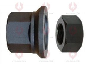 AT5171 Bolt FAW LIUT REAR-KNUR I OUTSIDE THREAD: M24X1.5  OUTSIDE THREAD: M22X1.5  LENGTH: 135  KNURLING DIAMETER: 22.3  A F DIAMETER: 33  NUT HEIGHT: 32  A F DIAMETER: 32  NUT HEIGHT: 21
