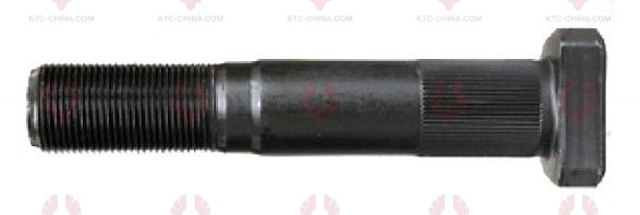 AT5182 Bolt SINO TRUCK HOWO STEYR REAR LONGER-KNUR I OUTSIDE THREAD: M22X1.5  LENGTH UNDER HEAD: 120  THREAD LENGTH: 42  KNURLING DIAMETER: 23.3  HEAD HEIGHT: 12  HEAD DIAMETER: 39  A F DIMENSION: EMPTY  NUT HEIGHT: EMPTY