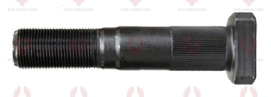 AT5184 Bolt SINO TRUCK HOWO STEYR REAR-KNUR I OUTSIDE THREAD: M22X1.5  LENGTH UNDER HEAD: 110  THREAD LENGTH: 42  KNURLING DIAMETER: 23.3  HEAD HEIGHT: 12  HEAD DIAMETER: 39  A F DIMENSION: EMPTY  NUT HEIGHT: EMPTY