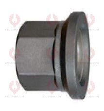 AT5197 Bolt KAMAZ  OUTSIDE THREAD: M22X1.5  LENGTH UNDER HEAD: 106  THREAD LENGTH: 63  KNURLING DIAMETER: 25.2  HEAD HEIGHT: 11  HEAD DIAMETER: 35  A F DIMENSION: 33  NUT HEIGHT: 32