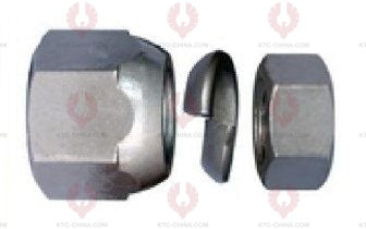 AT5219 Bolt HYUNDAI REAR OUTSIDE THREAD: M24X2.5  OUTSIDE THREAD: M22X1.5  LENGTH: 132  KNURLING DIAMETER: 22  A F DIAMETER: 41  NUT HEIGHT: 34  A F DIAMETER: 32  NUT HEIGHT: 18