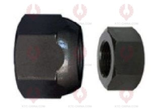 AT5227 Bolt HYUNDAI FRONT OUTSIDE THREAD: M24X2.5  OUTSIDE THREAD: M22X1.5  LENGTH: 100  KNURLING DIAMETER: 22  A F DIAMETER: 41  NUT HEIGHT: 34  A F DIAMETER: 32  NUT HEIGHT: 18