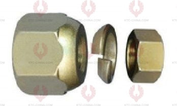 AT5231 Bolt HYUNDAI-HD72 65AR REAR OUTSIDE THREAD: M22X2.5  OUTSIDE THREAD: M19X1.5  LENGTH: 100  KNURLING DIAMETER: 19.6  A F DIAMETER: 41  NUT HEIGHT: 30  A F DIAMETER: 27  NUT HEIGHT: 16