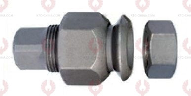 AT5243 Bolt DAIHATSU REAR OUTSIDE THREAD: M16X1.5  OUTSIDE THREAD: M16X1.5  LENGTH: 73  KNURLING DIAMETER: 16.8  A F DIAMETER: 35  NUT HEIGHT: 23  A F DIAMETER: 24  NUT HEIGHT: 15