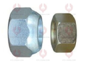 AT5289 Bolt ISUZU-TDJ72LC FRONT OUTSIDE THREAD: M20X1.5  OUTSIDE THREAD: M22X1.5  LENGTH: 97  KNURLING DIAMETER: 22  A F DIAMETER: 41  NUT HEIGHT: 25  A F DIAMETER: 32  NUT HEIGHT: 18