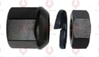 AT5309 Bolt HINO NISSAN REAR OUTSIDE THREAD: M30X2.0  OUTSIDE THREAD: M22X1.5  LENGTH: 140  KNURLING DIAMETER: 22  A F DIAMETER: 41  NUT HEIGHT: 44  A F DIAMETER: 36  NUT HEIGHT: 18