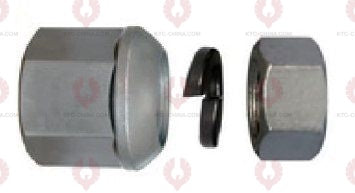 AT5317 Bolt HINO NISSAN FRONT OUTSIDE THREAD: M30X2.0  OUTSIDE THREAD: M22X1.5  LENGTH: 120  KNURLING DIAMETER: 22.5  A F DIAMETER: 41  NUT HEIGHT: 40  A F DIAMETER: 36  NUT HEIGHT: 18