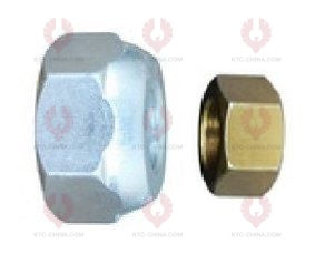 AT5355 Bolt MITSUBISHI M20 FRONT OUTSIDE THREAD: M20X1.5  OUTSIDE THREAD: M19X1.5  LENGTH: 82  KNURLING DIAMETER: 19.5  A F DIAMETER: 41  NUT HEIGHT: 25  A F DIAMETER: 27  NUT HEIGHT: 16