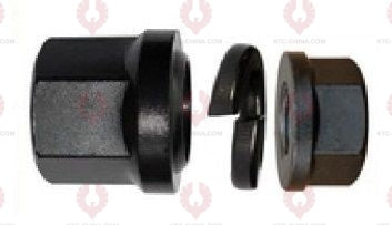 AT5371 Bolt NISSAN-TK20 REAR OUTSIDE THREAD: 1 1 8"-9  OUTSIDE THREAD: 7 8"-11  LENGTH: 164  KNURLING DIAMETER: 22.5  A F DIAMETER: 41  NUT HEIGHT: 46  A F DIAMETER: 35  NUT HEIGHT: 23