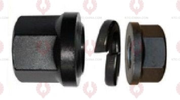 AT5375 Bolt NISSAN-GF GM REAR OUTSIDE THREAD: 1 1 8"-9  OUTSIDE THREAD: 7 8"-11  LENGTH: 148  KNURLING DIAMETER: 22.5  A F DIAMETER: 41  NUT HEIGHT: 46  A F DIAMETER: 35  NUT HEIGHT: 23