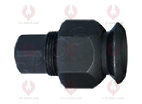 AT5405 Bolt AMERICA MODELS OUTSIDE THREAD: 3 4"-16  LENGTH UNDER HEAD: 87  THREAD LENGTH: 36  KNURLING DIAMETER: 25.7  HEAD HEIGHT: 9  HEAD DIAMETER: 33  A F DIMENSION: 38  NUT HEIGHT: 23