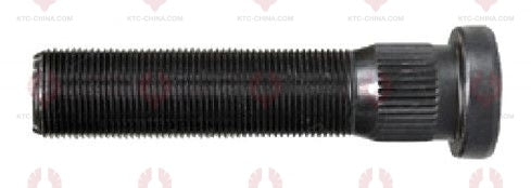 AT5432 Bolt AMERICA MODELS OUTSIDE THREAD: M22X1.5  LENGTH UNDER HEAD: 102  THREAD LENGTH: 76  KNURLING DIAMETER: 24.1  HEAD HEIGHT: 8.5  HEAD DIAMETER: 33  A F DIMENSION: EMPTY  NUT HEIGHT: EMPTY