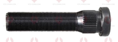AT5436 Bolt AMERICA MODELS OUTSIDE THREAD: M22X1.5  LENGTH UNDER HEAD: 127  THREAD LENGTH: 101  KNURLING DIAMETER: 25.7  HEAD HEIGHT: 8.5  HEAD DIAMETER: 33  A F DIMENSION: EMPTY  NUT HEIGHT: EMPTY