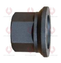 AT5437 Bolt AMERICA MODELS OUTSIDE THREAD: M22X1.5  LENGTH UNDER HEAD: 121  THREAD LENGTH: 95  KNURLING DIAMETER: 25.7  HEAD HEIGHT: 8.5  HEAD DIAMETER: 33  A F DIMENSION: 33  NUT HEIGHT: 32