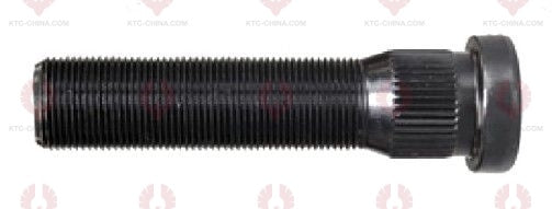 AT5438 Bolt AMERICA MODELS OUTSIDE THREAD: M22X1.5  LENGTH UNDER HEAD: 121  THREAD LENGTH: 95  KNURLING DIAMETER: 25.7  HEAD HEIGHT: 8.5  HEAD DIAMETER: 33  A F DIMENSION: EMPTY  NUT HEIGHT: EMPTY