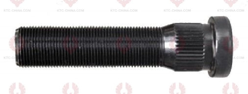 AT5442 Bolt AMERICA MODELS OUTSIDE THREAD: M22X1.5  LENGTH UNDER HEAD: 102  THREAD LENGTH: 76  KNURLING DIAMETER: 25.7  HEAD HEIGHT: 8.5  HEAD DIAMETER: 33  A F DIMENSION: EMPTY  NUT HEIGHT: EMPTY