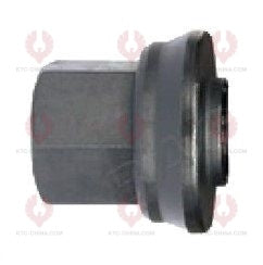 AT5495 Bolt STEYR REAR  OUTSIDE THREAD: M22X1.5  LENGTH UNDER HEAD: 130  THREAD LENGTH: 40  KNURLING DIAMETER: 23  HEAD HEIGHT: 12  HEAD DIAMETER: 35  A F DIMENSION: 32  NUT HEIGHT: 42