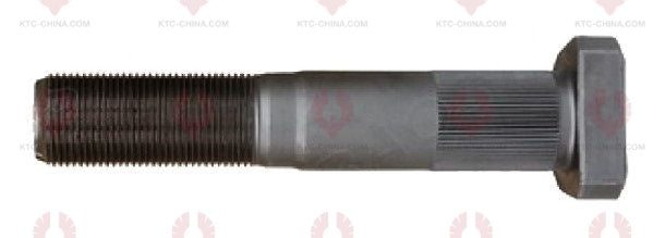AT5496 Bolt STEYR REAR  OUTSIDE THREAD: M22X1.5  LENGTH UNDER HEAD: 130  THREAD LENGTH: 40  KNURLING DIAMETER: 23  HEAD HEIGHT: 12  HEAD DIAMETER: 35  A F DIMENSION: EMPTY  NUT HEIGHT: EMPTY