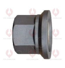 AT5547 Bolt ROR  OUTSIDE THREAD: M22X1.5  LENGTH UNDER HEAD: 82  THREAD LENGTH: 41  KNURLING DIAMETER: 23.5  HEAD HEIGHT: 11  HEAD DIAMETER: 37  A F DIMENSION: 32  NUT HEIGHT: 32