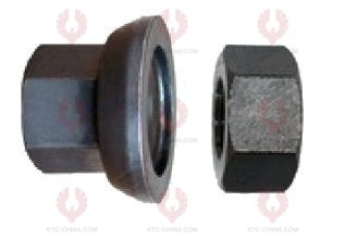 AT5607 Bolt VOLVO  OUTSIDE THREAD: 7 8"-14  OUTSIDE THREAD: 7 8"-14  LENGTH: 133  KNURLING DIAMETER: 25  A F DIAMETER: 33  NUT HEIGHT: 34  A F DIAMETER: 32  NUT HEIGHT: 18 0943405