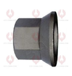 AT5625 Bolt VOLVO  OUTSIDE THREAD: 7 8"-14  LENGTH UNDER HEAD: 114  THREAD LENGTH: 40  KNURLING DIAMETER: 27.4  HEAD HEIGHT: 10  HEAD DIAMETER: 40  A F DIMENSION: 33  NUT HEIGHT: 35 8152104