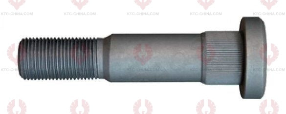 AT5626 Bolt VOLVO  OUTSIDE THREAD: 7 8"-14  LENGTH UNDER HEAD: 114  THREAD LENGTH: 40  KNURLING DIAMETER: 27.4  HEAD HEIGHT: 10  HEAD DIAMETER: 40  A F DIMENSION: EMPTY  NUT HEIGHT: EMPTY 8152104