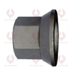 AT5627 Bolt VOLVO  OUTSIDE THREAD: 7 8"-14  LENGTH UNDER HEAD: 111  THREAD LENGTH: 40  KNURLING DIAMETER: 27.4  HEAD HEIGHT: 10  HEAD DIAMETER: 40  A F DIMENSION: 33  NUT HEIGHT: 35 1589009