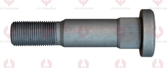 AT5628 Bolt VOLVO  OUTSIDE THREAD: 7 8"-14  LENGTH UNDER HEAD: 111  THREAD LENGTH: 40  KNURLING DIAMETER: 27.4  HEAD HEIGHT: 10  HEAD DIAMETER: 40  A F DIMENSION: EMPTY  NUT HEIGHT: EMPTY 1589009
