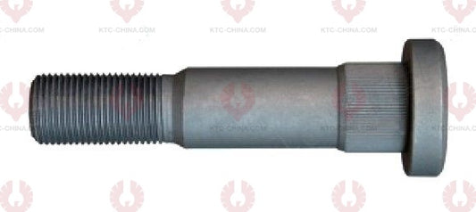 AT5630 Bolt VOLVO  OUTSIDE THREAD: 7 8"-14  LENGTH UNDER HEAD: 102  THREAD LENGTH: 40  KNURLING DIAMETER: 27.4  HEAD HEIGHT: 10  HEAD DIAMETER: 40  A F DIMENSION: EMPTY  NUT HEIGHT: EMPTY 1573082