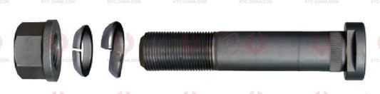 AT5635 Bolt IVECO  OUTSIDE THREAD: M22X1.5  LENGTH UNDER HEAD: 115  THREAD LENGTH: 41  KNURLING DIAMETER: 22.4  HEAD HEIGHT: 10  HEAD DIAMETER: 32  A F DIMENSION: 30  NUT HEIGHT: 22 0342 4731
