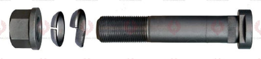 AT5638 Bolt IVECO  OUTSIDE THREAD: M22X1.5  LENGTH UNDER HEAD: 110  THREAD LENGTH: 41  KNURLING DIAMETER: 22.4  HEAD HEIGHT: 10  HEAD DIAMETER: 32  A F DIMENSION: 30  NUT HEIGHT: 22 0024 77764