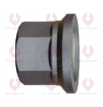 AT5642 Bolt IVECO  OUTSIDE THREAD: M22X1.5  LENGTH UNDER HEAD: 130  THREAD LENGTH: 38  KNURLING DIAMETER: 22.5  HEAD HEIGHT: 10  HEAD DIAMETER: 32  A F DIMENSION: 32  NUT HEIGHT: 32 4211 7459