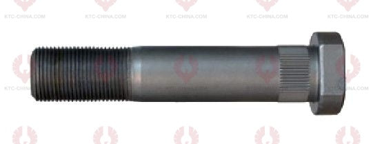 AT5649 Bolt IVECO  OUTSIDE THREAD: M22X1.5  LENGTH UNDER HEAD: 120  THREAD LENGTH: 38  KNURLING DIAMETER: 22.5  HEAD HEIGHT: 10  HEAD DIAMETER: 32  A F DIMENSION: EMPTY  NUT HEIGHT: EMPTY 4211 7457