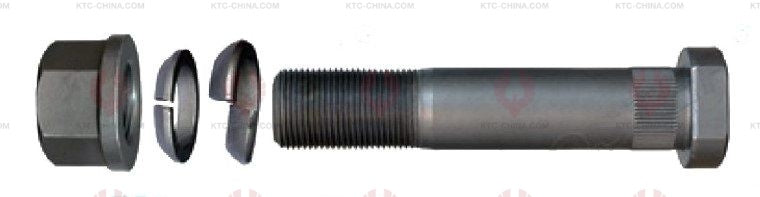 AT5650 Bolt IVECO  OUTSIDE THREAD: M22X1.5  LENGTH UNDER HEAD: 115  THREAD LENGTH: 38  KNURLING DIAMETER: 22.5  HEAD HEIGHT: 10  HEAD DIAMETER: 32  A F DIMENSION: 30  NUT HEIGHT: 22 4211 7456