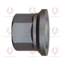 AT5654 Bolt IVECO  OUTSIDE THREAD: M22X1.5  LENGTH UNDER HEAD: 110  THREAD LENGTH: 38  KNURLING DIAMETER: 22.5  HEAD HEIGHT: 10  HEAD DIAMETER: 32  A F DIMENSION: 32  NUT HEIGHT: 32 4211 7455
